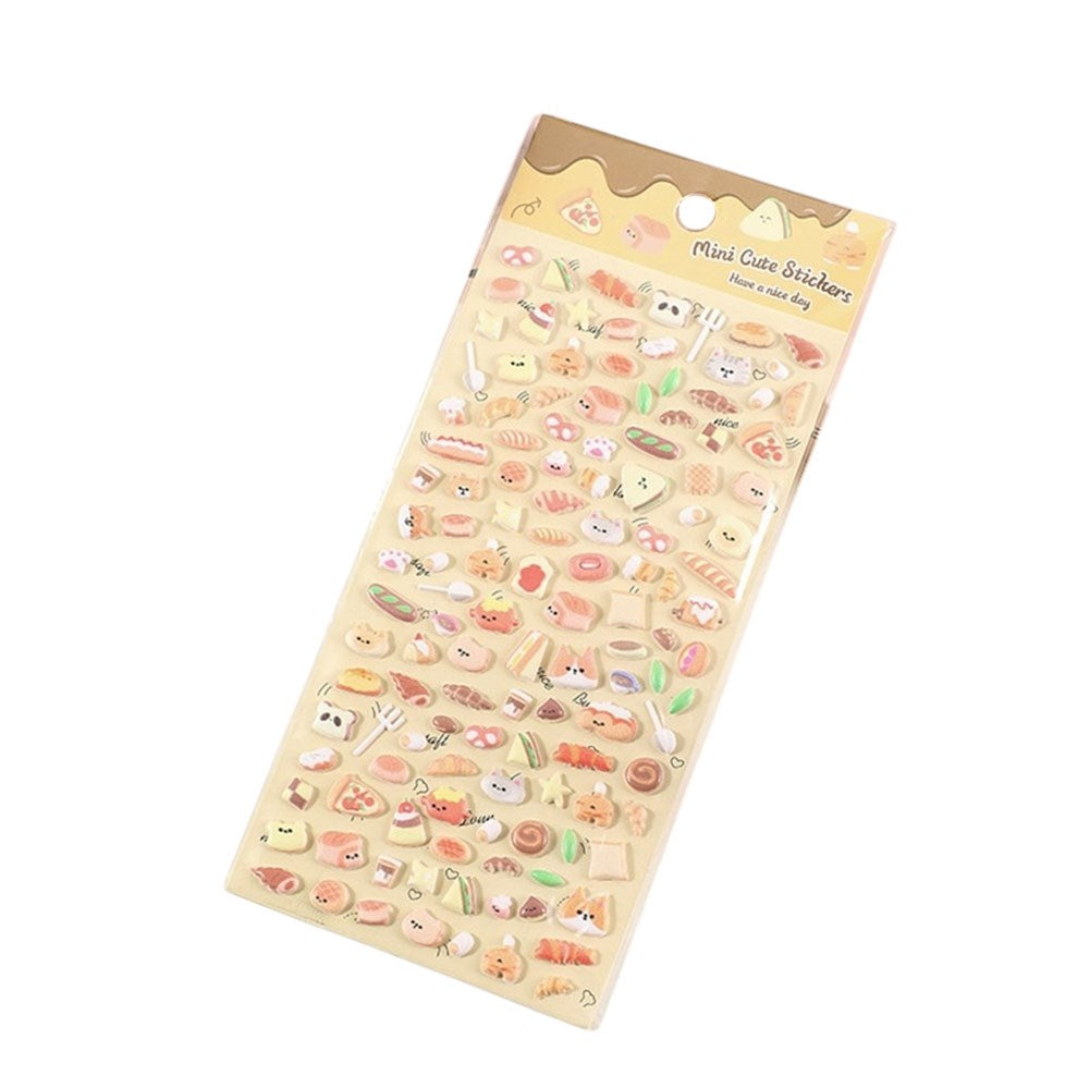 Mini 3D Bubble Foam Stickers - Blandede Mat