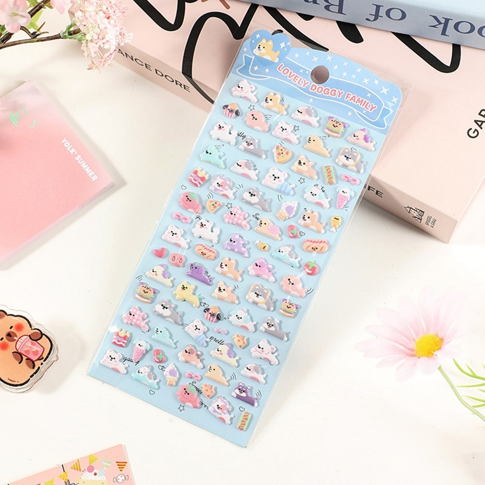 Mini 3D Bubble Foam Stickers - Hunder & Mat