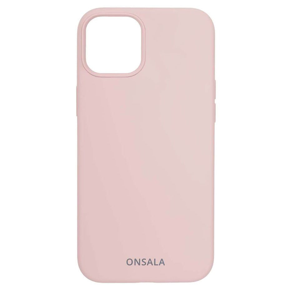 iPhone 13 Onsala Collection Liquid Silicone Bakdeksel - Sand Pink