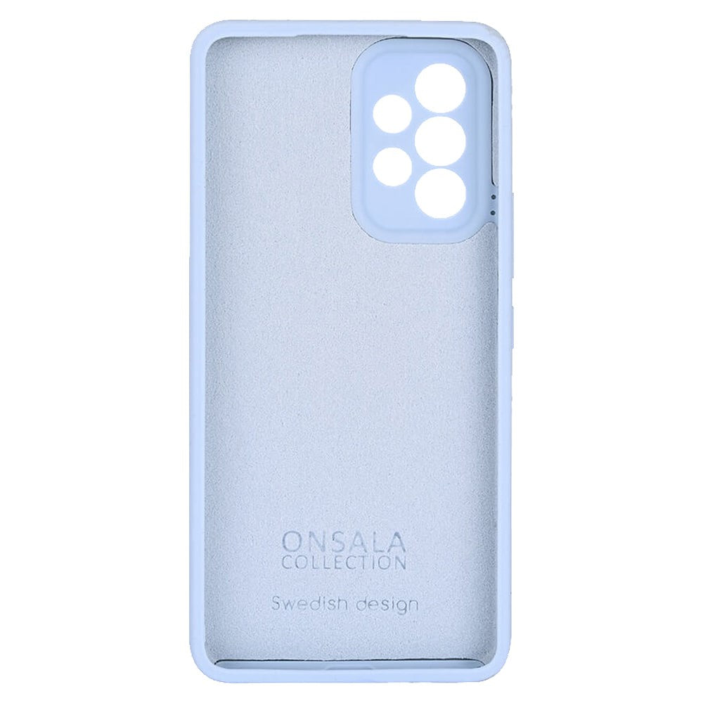Samsung Galaxy A53 (5G) Onsala Collection Liquid Silicone Bakdeksel - Light Blue