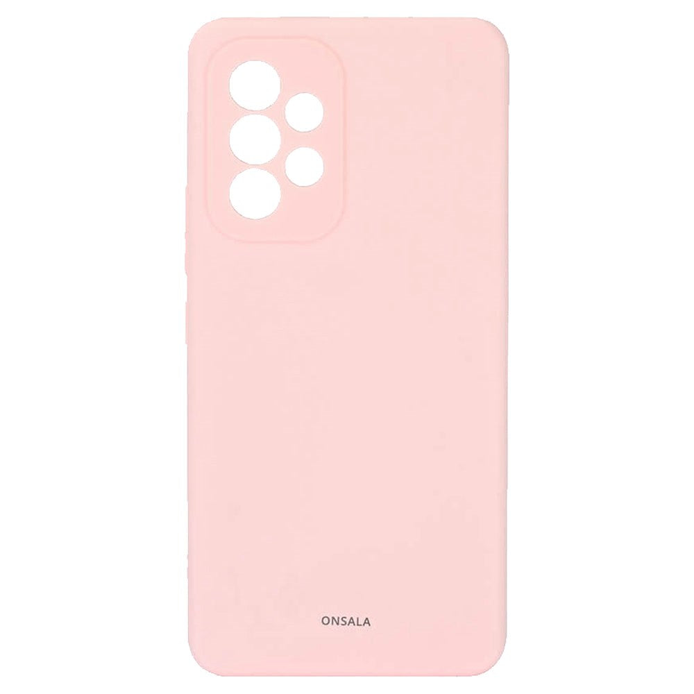 Samsung Galaxy A53 (5G) Onsala Collection Liquid Silicone Bakdeksel - Chalk Pink