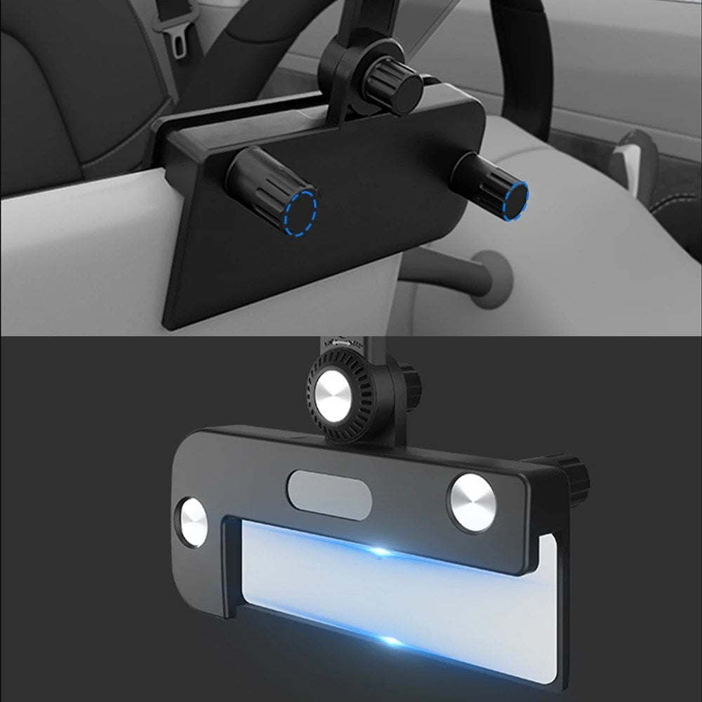 Fjærbelastet Mobilholder for Skjerm - Tesla Model 3 / Model Y (2020-22) - Svart