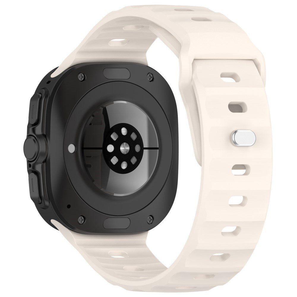 EIDERWOOD Samsung Galaxy Watch Ultra (47 mm) Silikonrem med Spenne - Beige