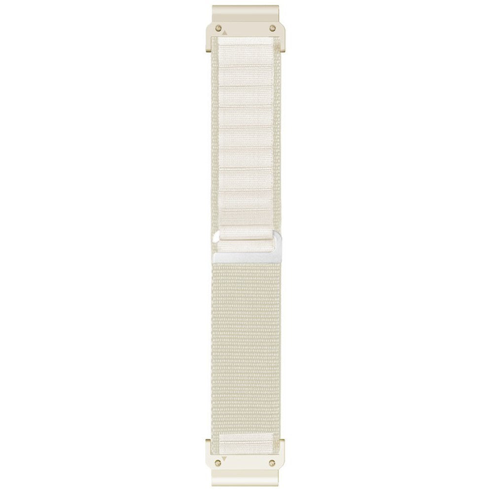 Universal Garmin 22mm QuickFit EIDERWOOD Nylon Remm - Hvit