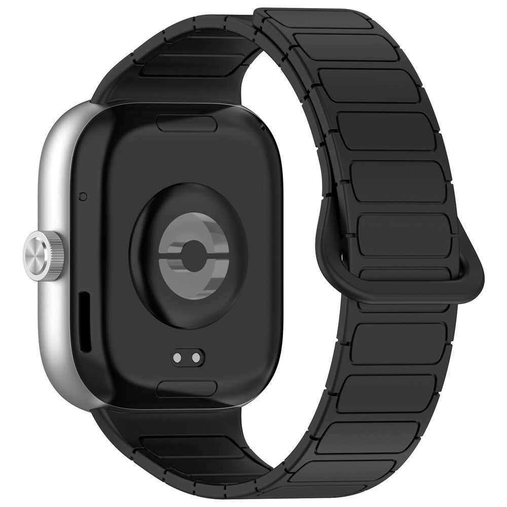 Xiaomi Smart Band 9 Pro / 8 Pro Tofarget Magnetisk Fleksibel Plast Rem - Svart