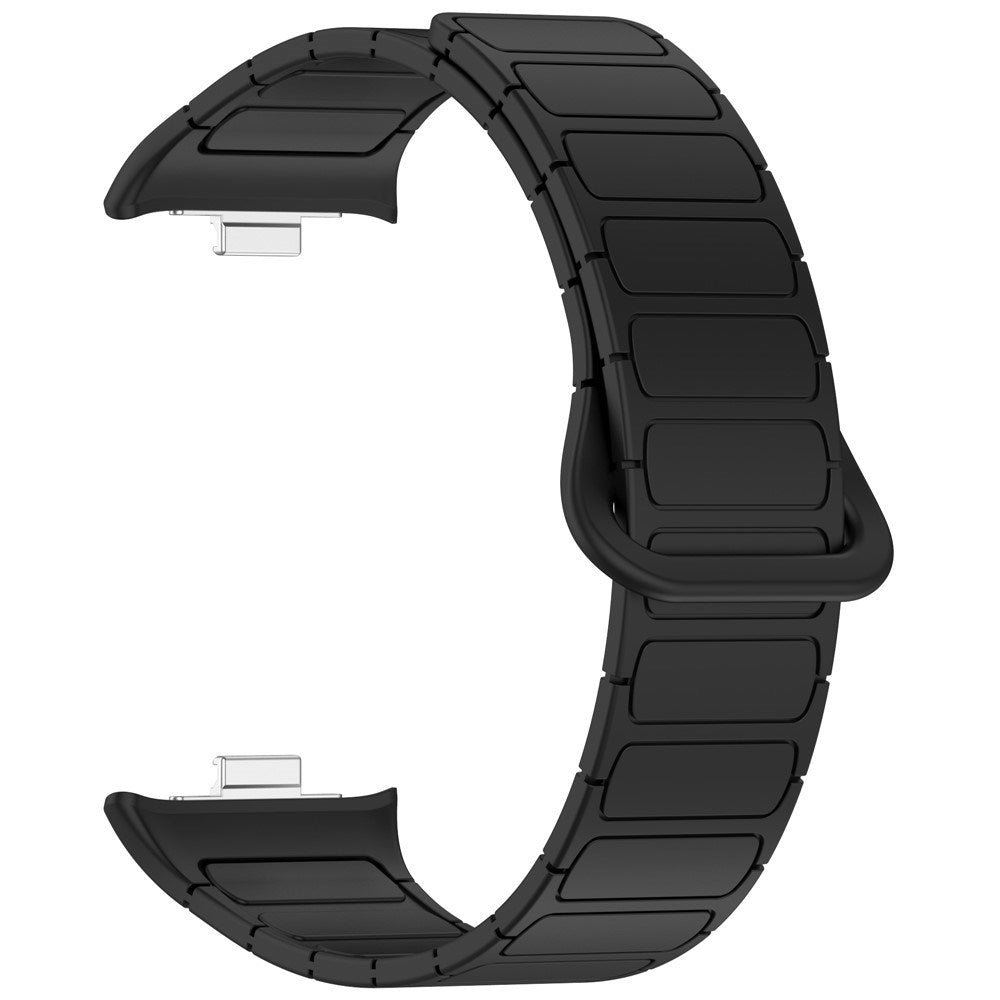 Xiaomi Smart Band 9 Pro / 8 Pro Tofarget Magnetisk Fleksibel Plast Rem - Svart
