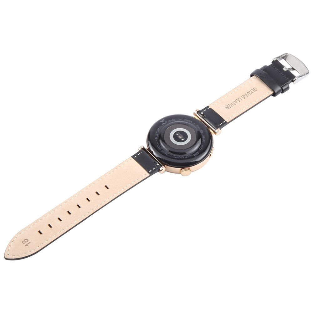 Universell 18mm Lærrem EIDERWOOD – Svart