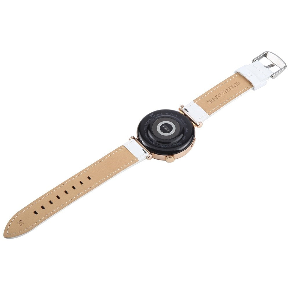 Garmin Lily 2 Active / Lily 2 EIDERWOOD Ekte Skinn Reim - Hvit