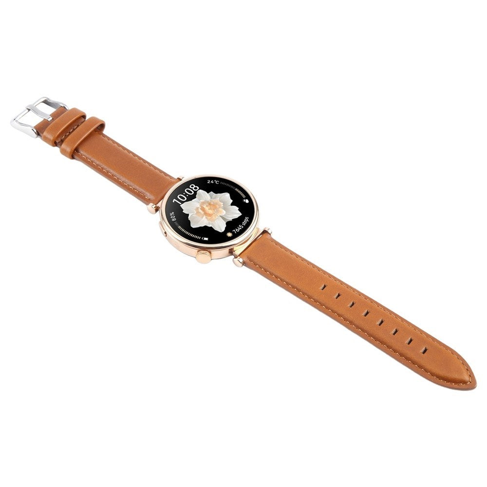 Garmin Lily 2 Active / Lily 2 EIDERWOOD Ekte Skinn Reim - Brun