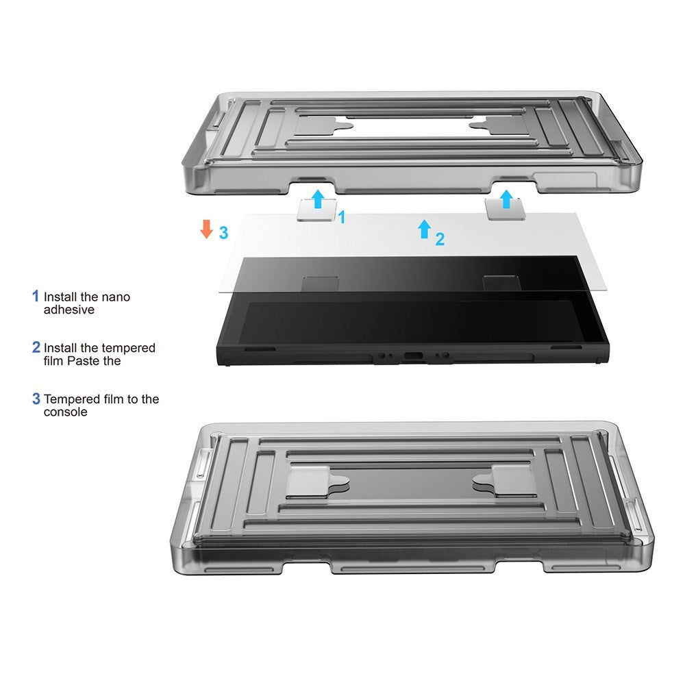 Nintendo Switch 2 Skjermbeskytter i Herdet Glass - 2 Stk. - Gjennomsiktig