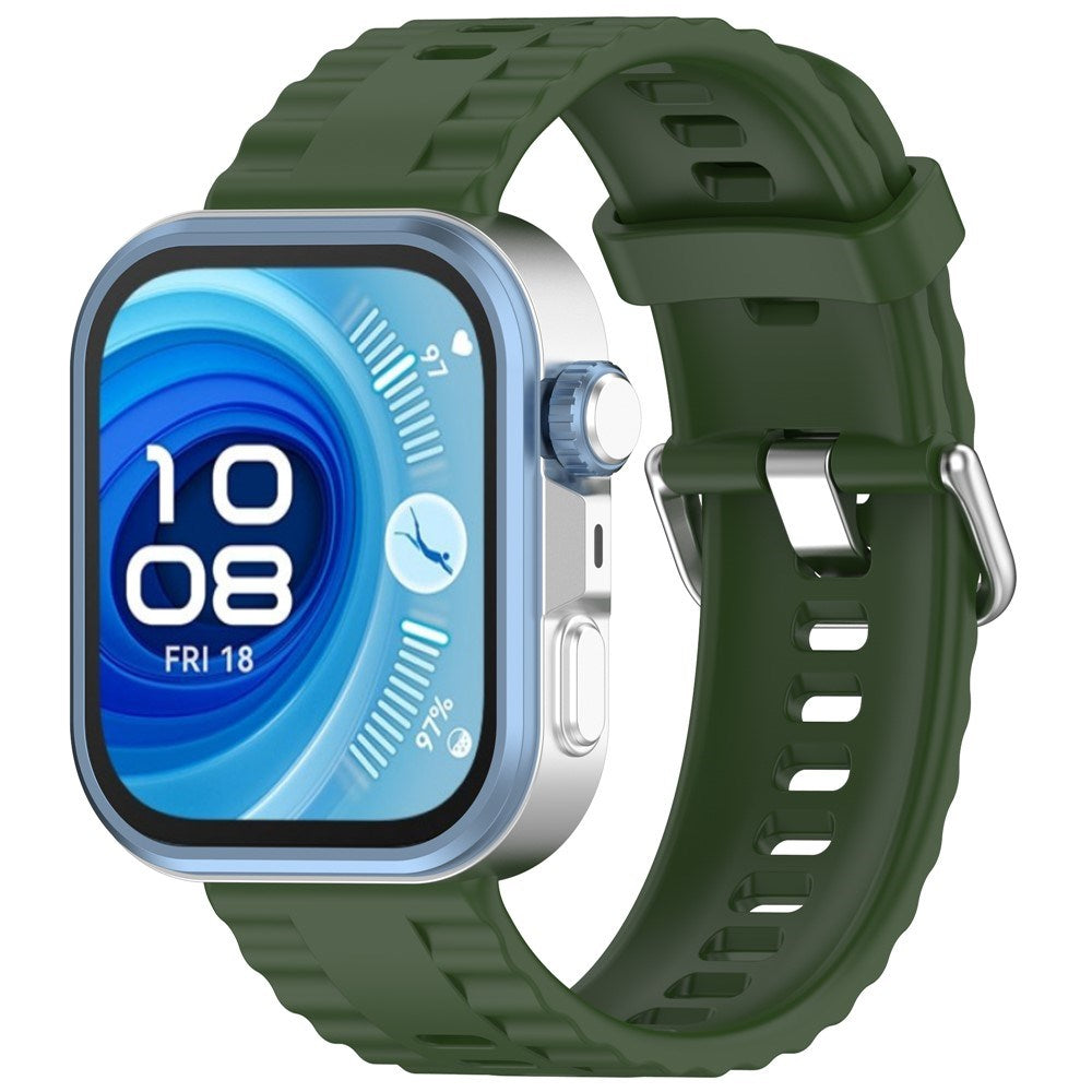 Huawei Watch Fit 5 Pro / 5 / 4 Pro / 4 / 3 EIDERWOOD Silikon Rem - Grønn