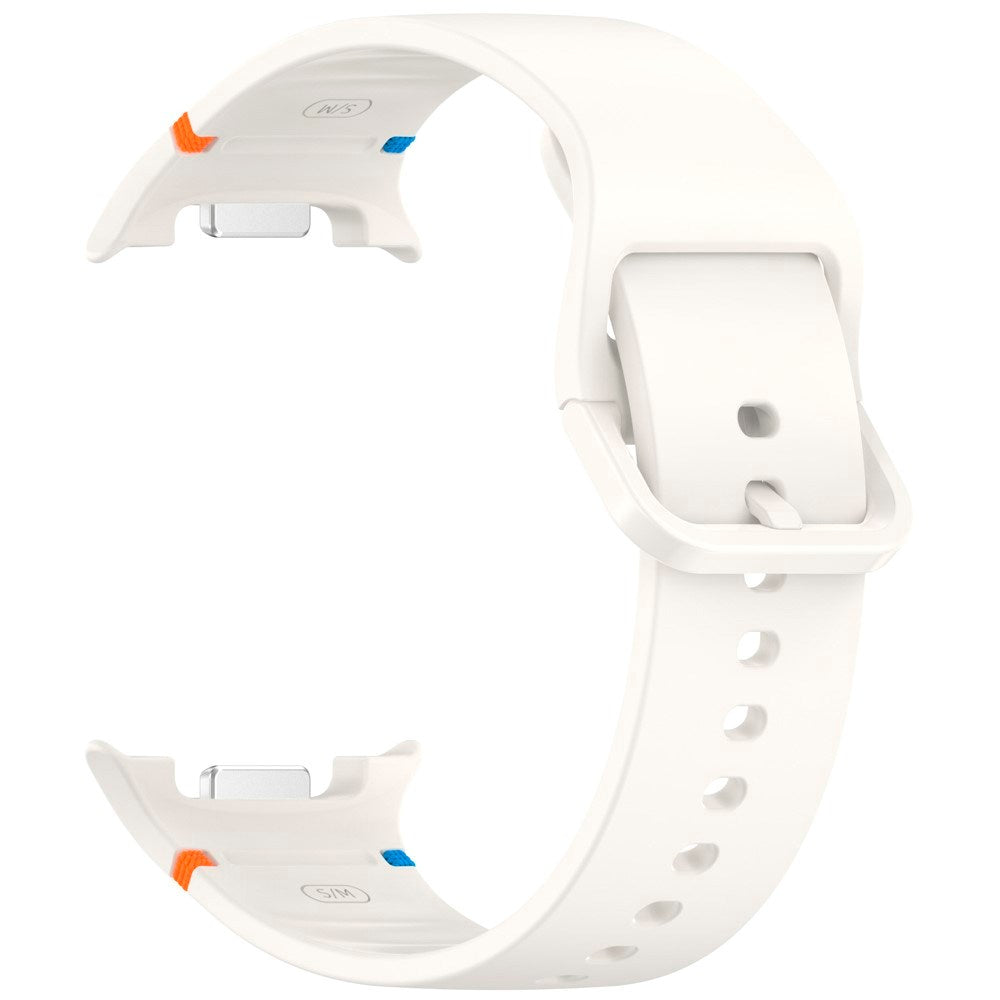 EIDERWOOD Samsung Galaxy Watch 8 / 8 Classic (40 / 44 / 46mm) Silikon Rem m. Søm - Starlight