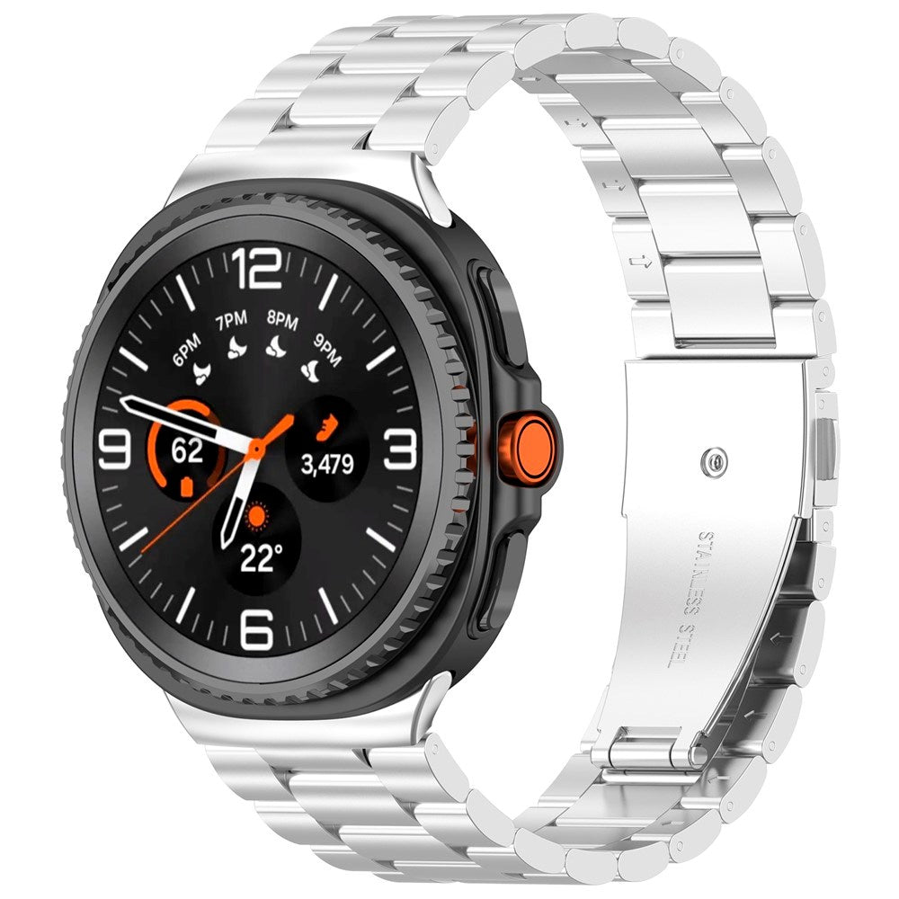 EIDERWOOD Samsung Galaxy Watch 8 / 8 Classic (40 / 44 / 46mm) Rustfritt Stål Rem - Sølv