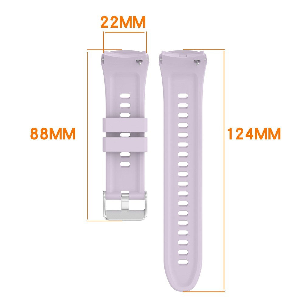 Huawei Watch 5 (46mm) EIDERWOOD Silikon Reim – Lilla