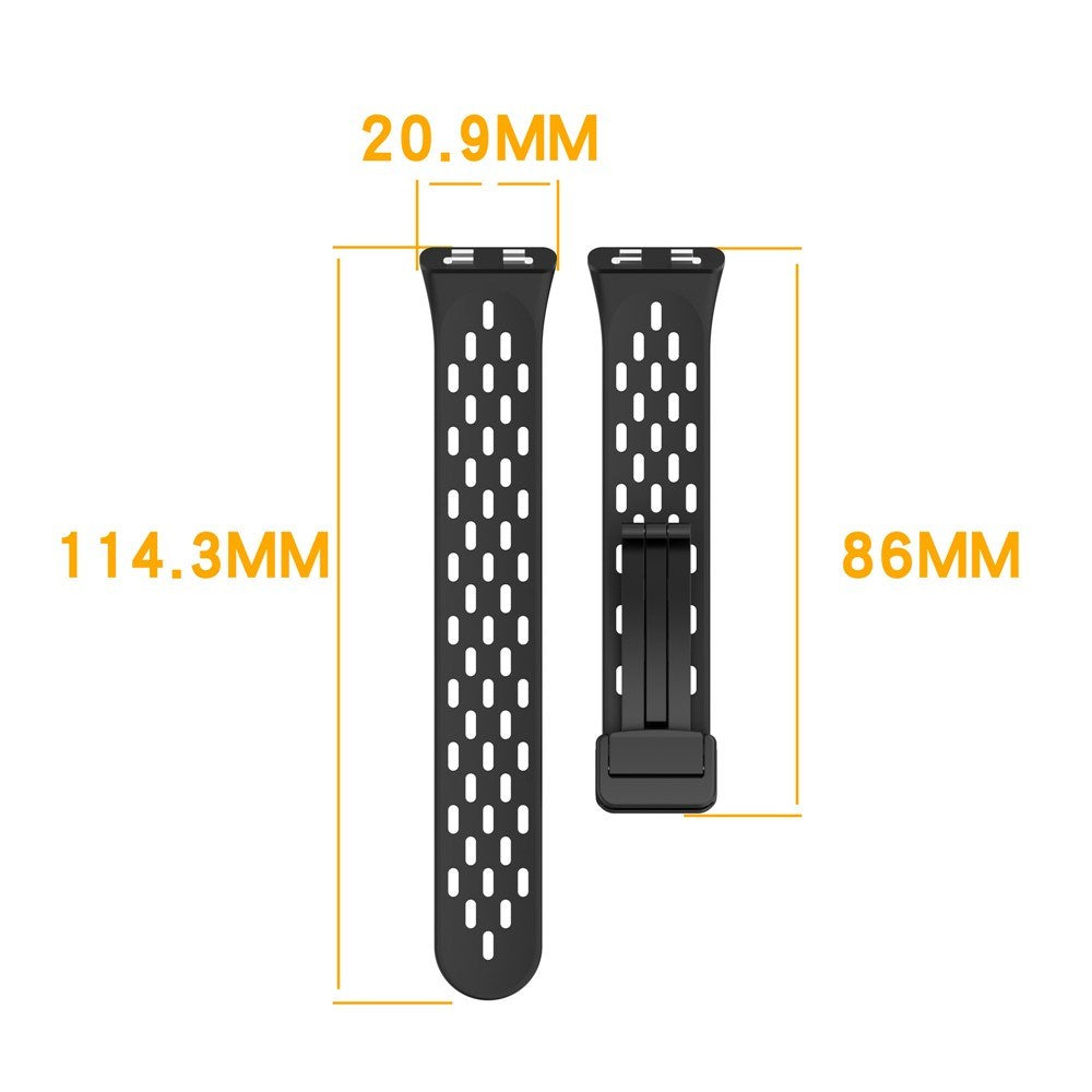 Huawei Band 11 / 11 Pro EIDERWOOD Perforert Silikonrem - Grønn