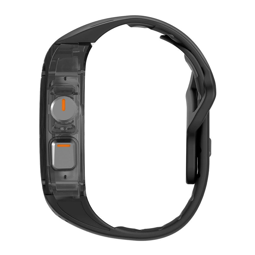 Apple Watch Ultra 4 / 3 / 2 / 1 (49mm) AULUMU Reim m. Innebygd Plast Deksel - Svart