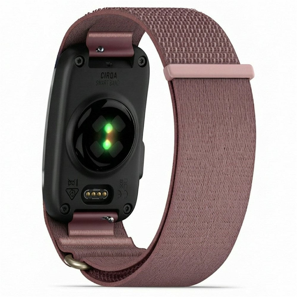 Garmin CIRQA Smart Band EIDERWOOD Nylon - Str. S-M - Dyp Rosa