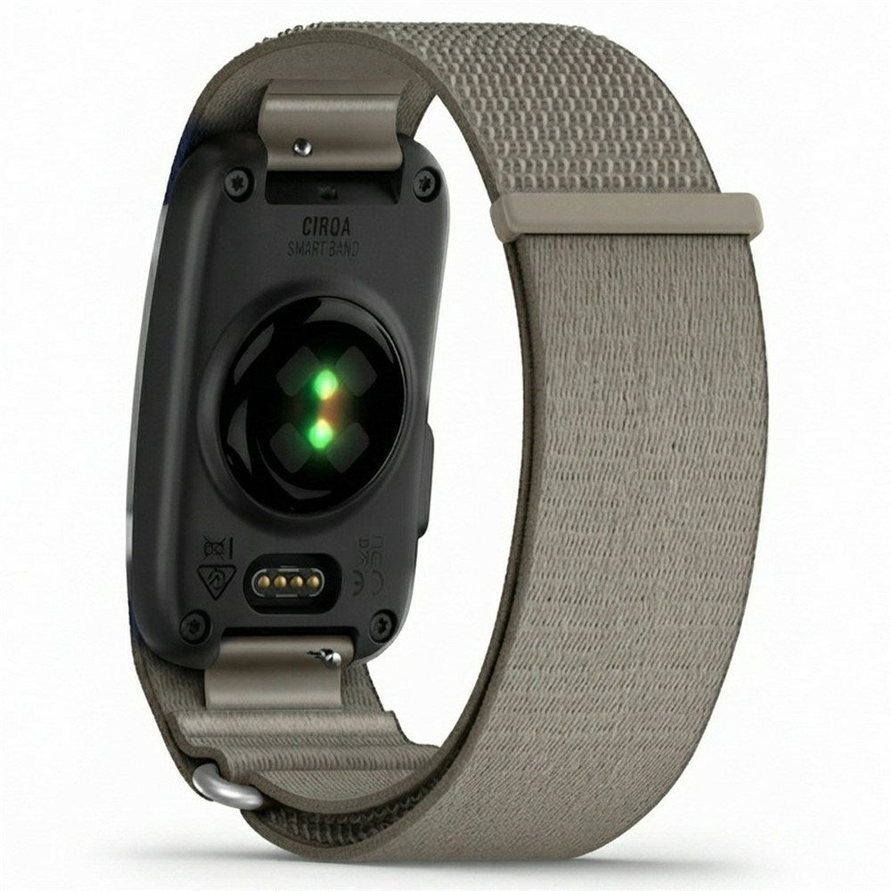 Garmin CIRQA Smart Band EIDERWOOD Nylon - Str. S-M - Grå