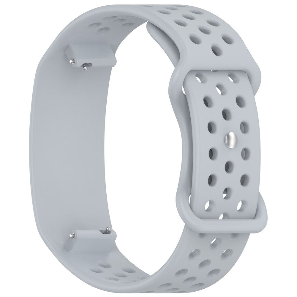 Garmin CIRQA Smart Band EIDERWOOD Silikon Reim m. Ventilasjonshull - Lys Grå