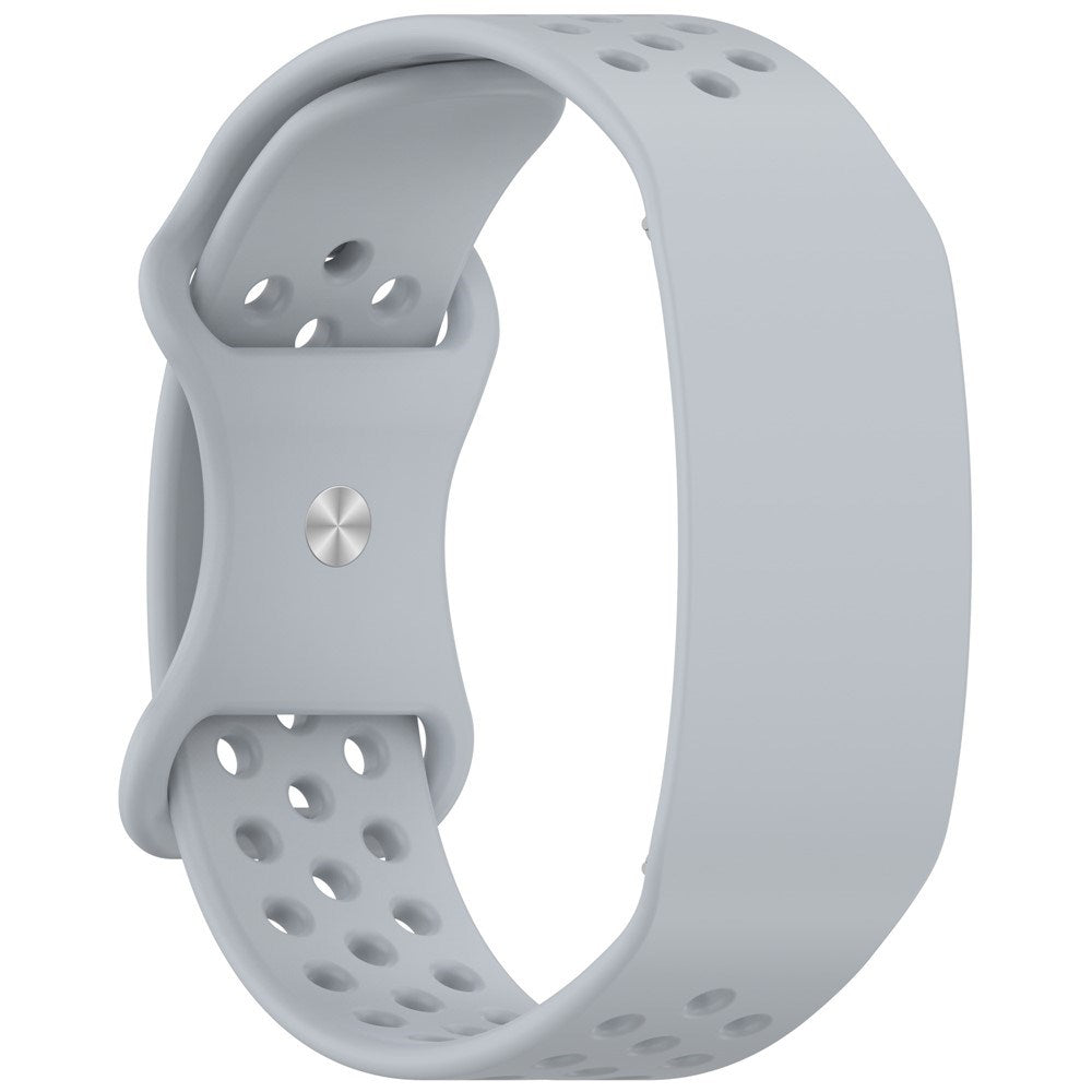 Garmin CIRQA Smart Band EIDERWOOD Silikon Reim m. Ventilasjonshull - Lys Grå