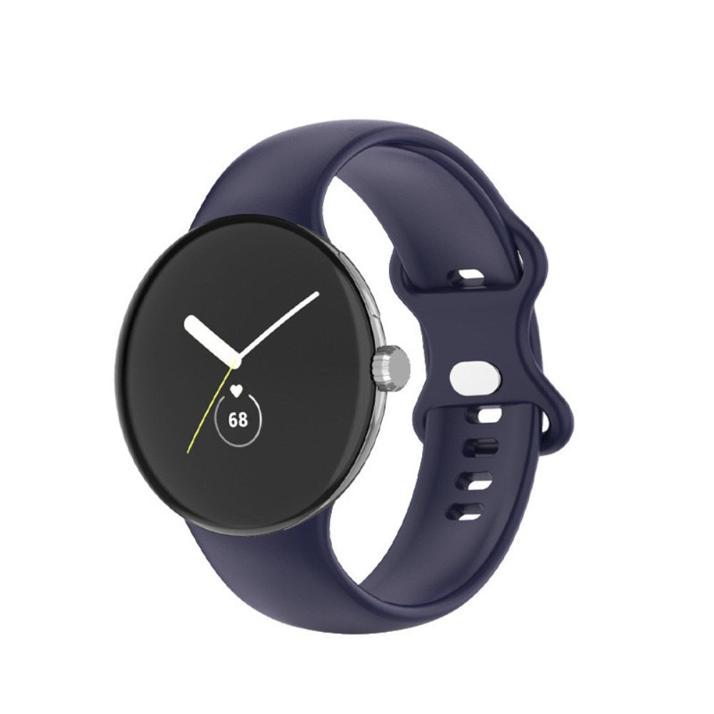 EIDERWOOD Google Pixel Watch 1 / 2 / 3 (41mm) Silikon Smartwatch Rem - Mørkeblå