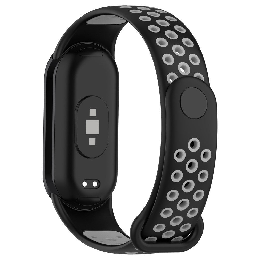 Xiaomi Smart Band 10 / 9 / 8 / NFC Silikon Klokkereim - Svart / Grå