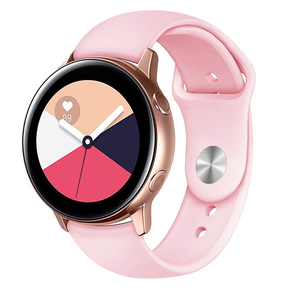 Huawei Watch GT 4 (41mm) / Garmin Venu 3S (18mm) Silikonrem - Rosa