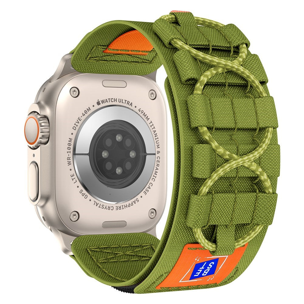 Apple Watch (42/44/SE/45/46/49mm) EIDERWOOD Nylon Klokkereim - Grønn