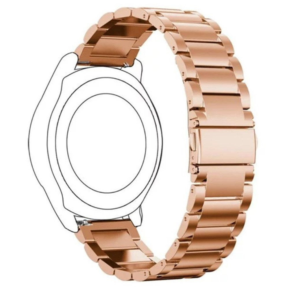 Universal 14mm Smartklokkerem i Rustfritt Stål - Rose Gold