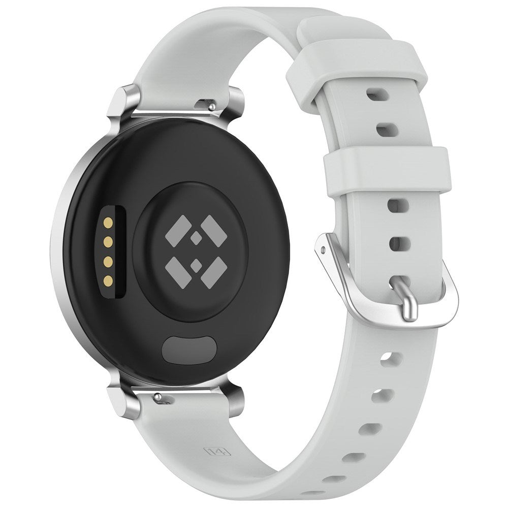EIDERWOOD Garmin Lily 2 Silikonrem med Metallspenne - Grå