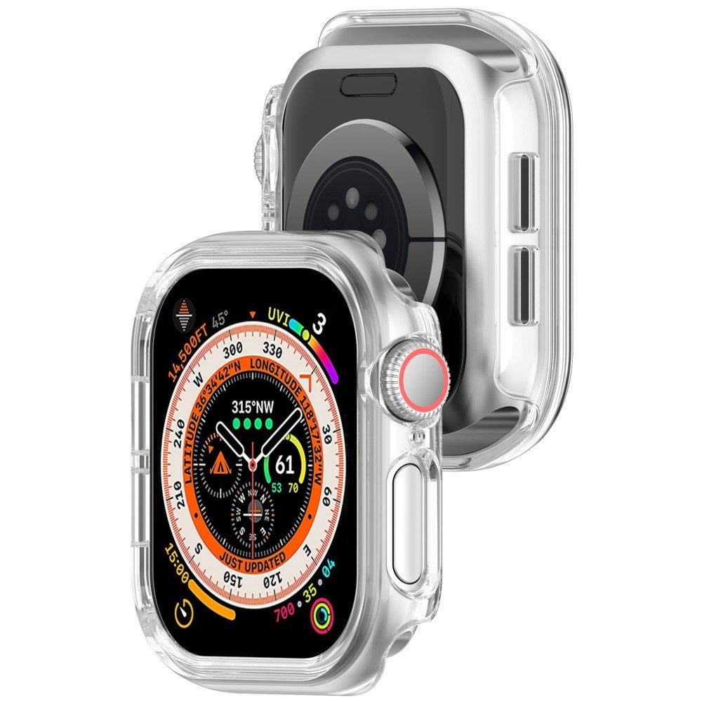 Apple Watch 11 / 10 (42mm) Hardt Plast Deksel - Gjennomsiktig