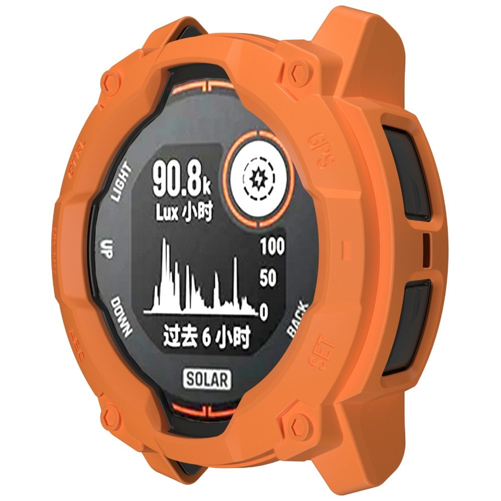 Garmin Instinct 3 Solar (50mm) Rugged Plast Deksel - Oransje