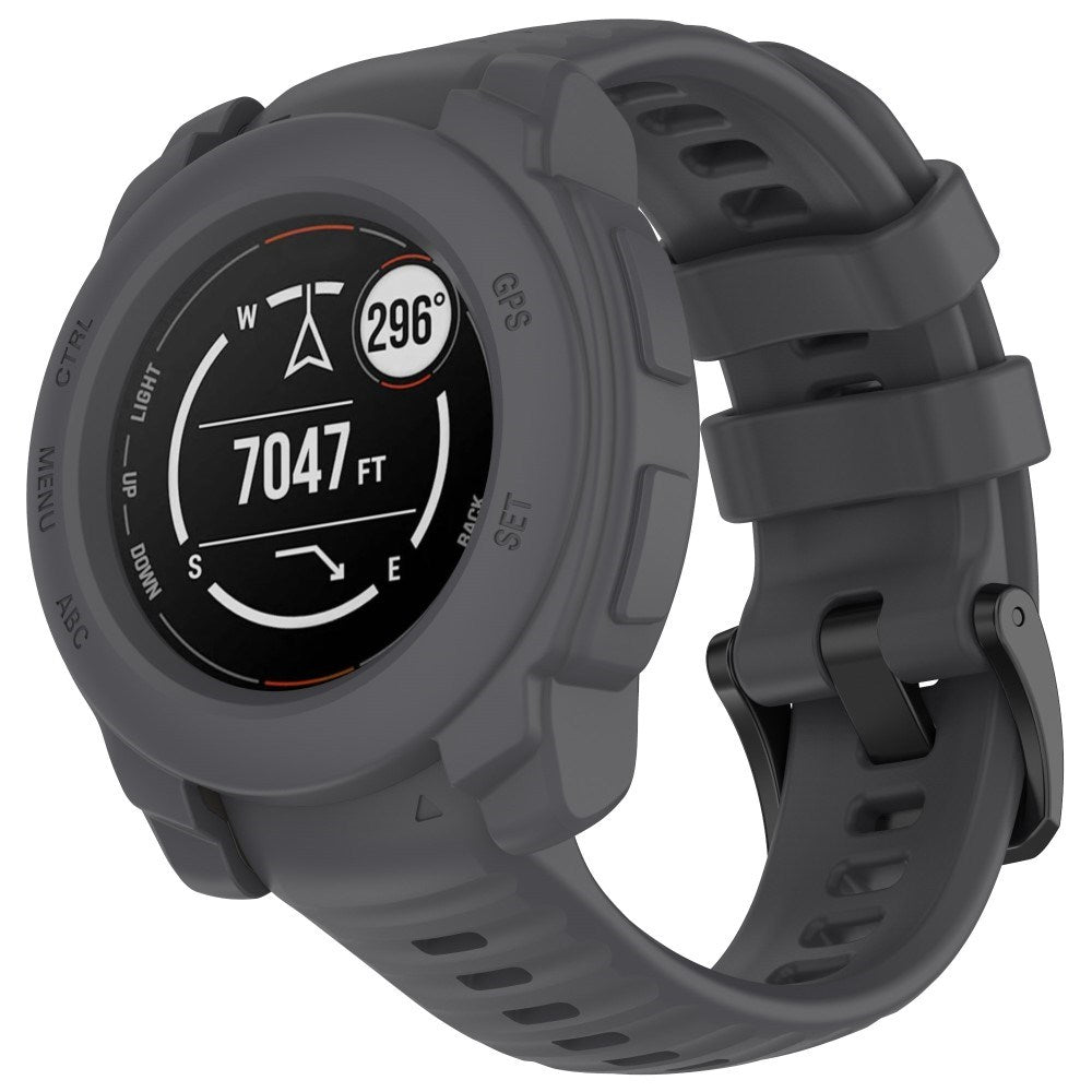 Garmin Instinct E (40mm) Bumper Silikon Deksel - Grå