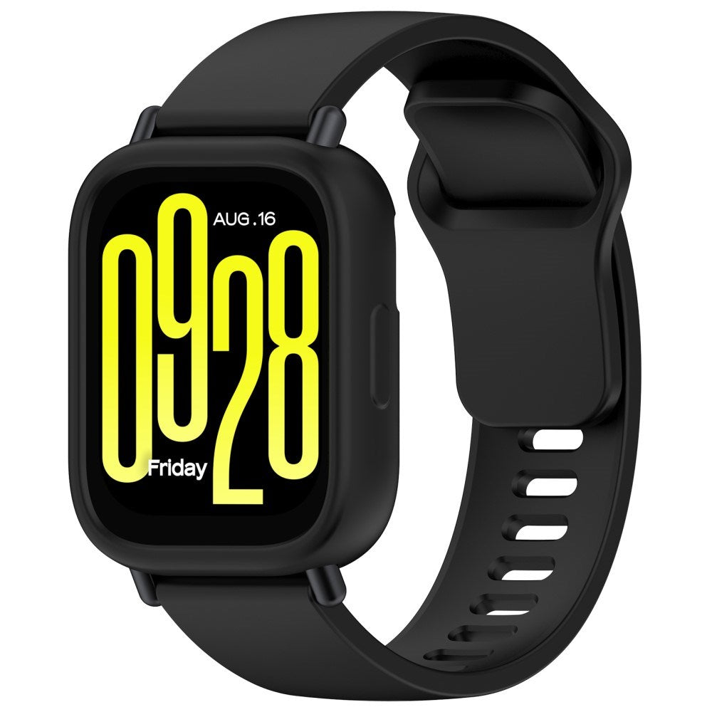 Xiaomi Redmi Watch 5 Active Bumper Silikon Deksel - Svart