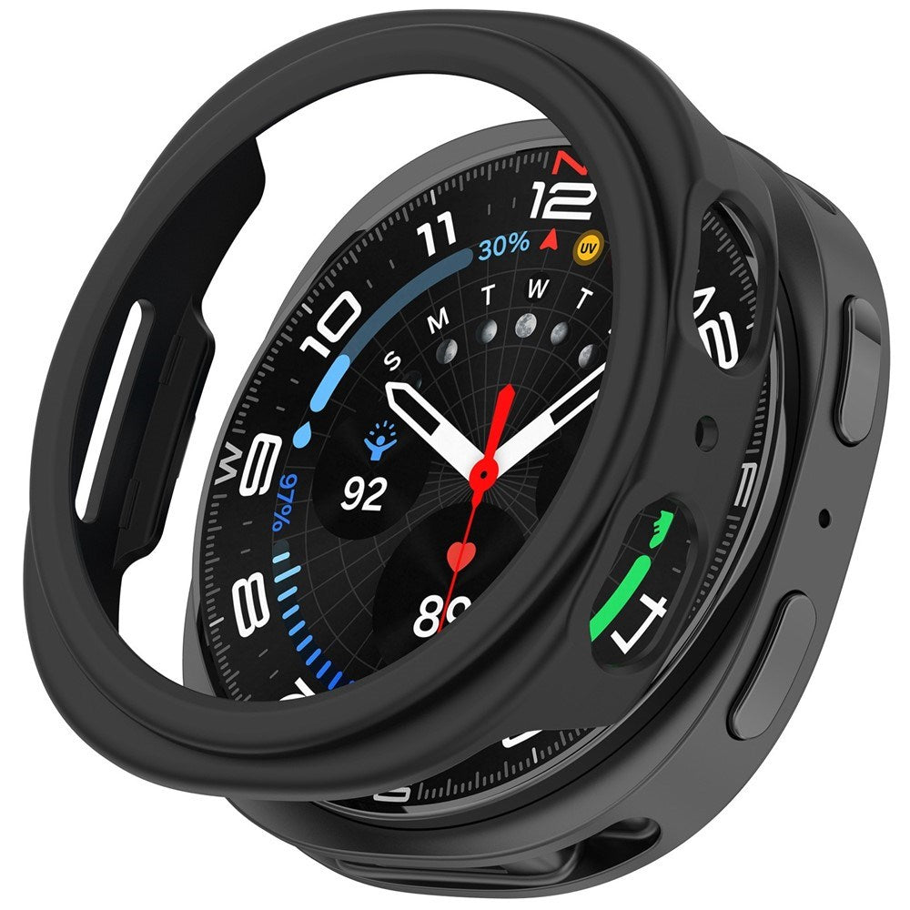 Samsung Galaxy Watch 8 (44 mm) Semi-Enclosed Hard Plast Deksel – Svart