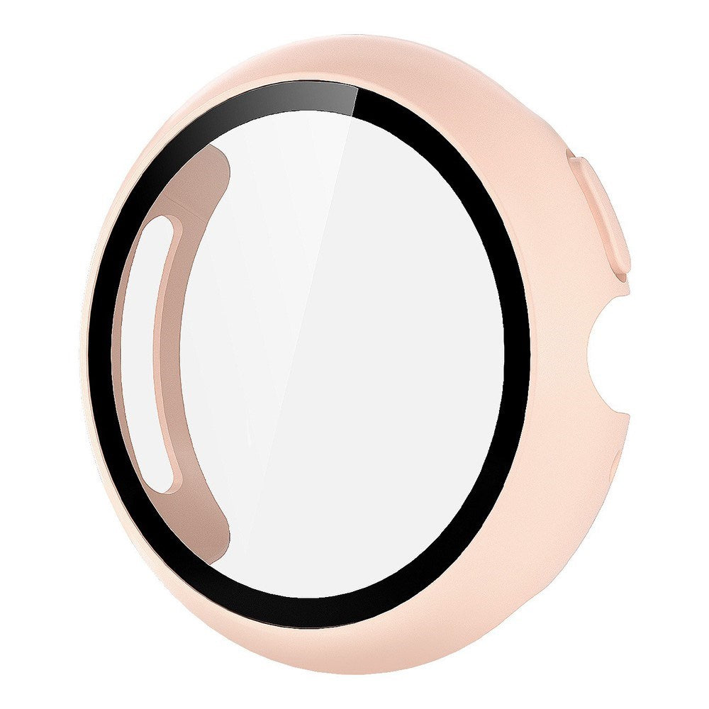 Google Pixel Watch 4 (45 mm) Hard Plast Deksel med Innebygd Skjermbeskytter – Fersken