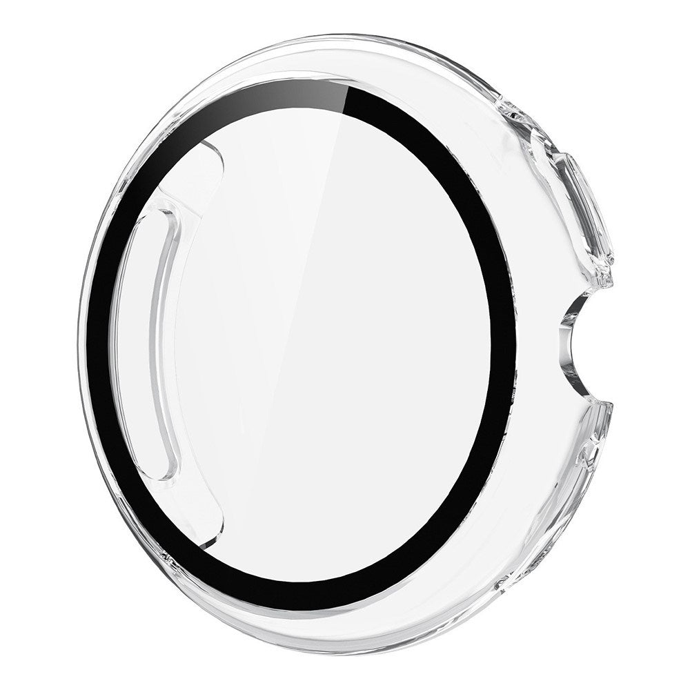 Google Pixel Watch 4 (45 mm) Hard Plast Deksel med Innebygd Skjermbeskytter – Gjennomsiktig