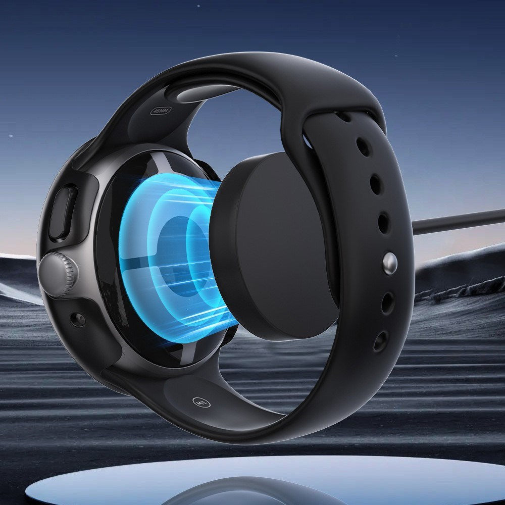 Google Pixel Watch 4 (45 mm) Hard Plast Deksel med Innebygd Skjermbeskytter – Gjennomsiktig