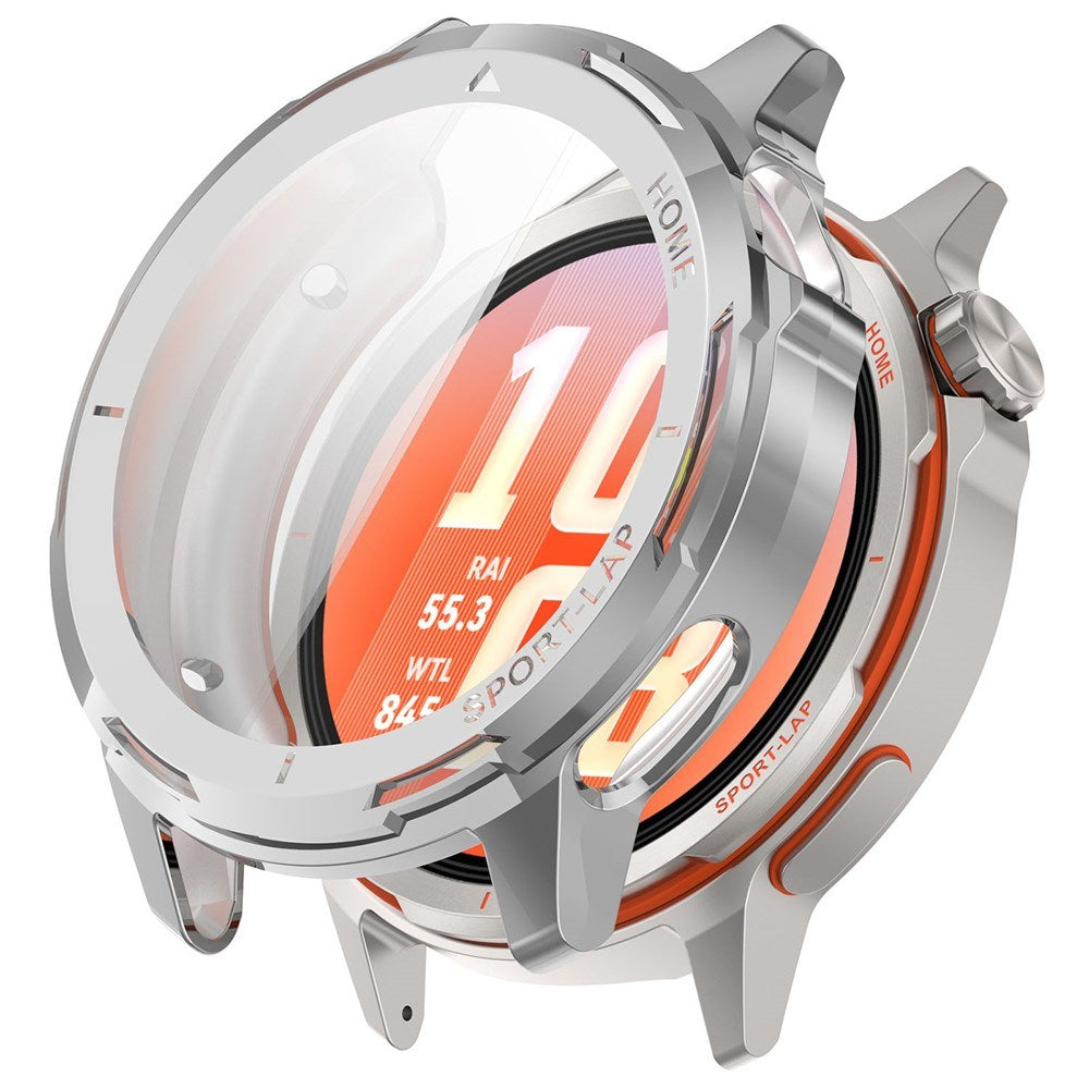 Huawei Watch GT Runner 2 Fleksibelt Plast Deksel - Sølv