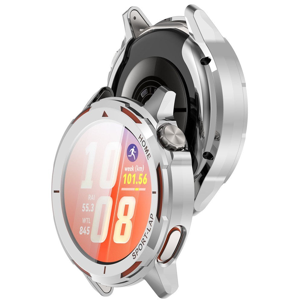 Huawei Watch GT Runner 2 Fleksibelt Plast Deksel - Sølv