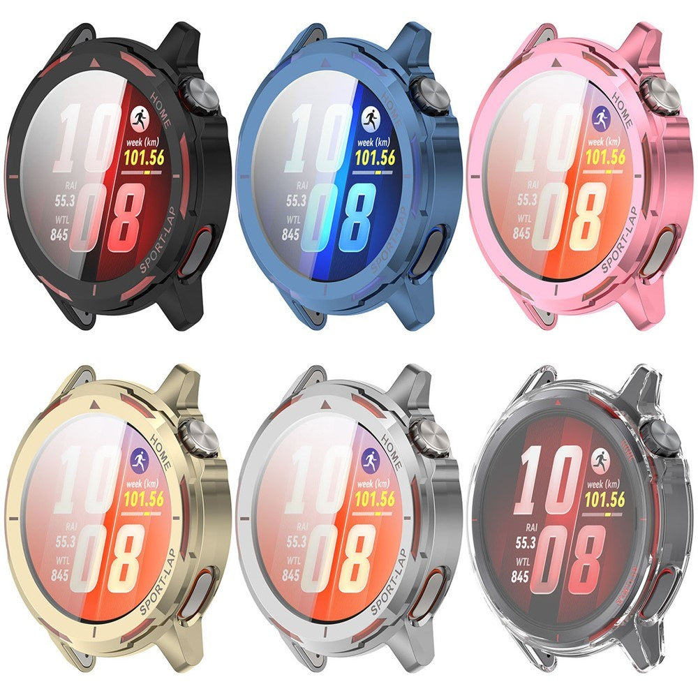 Huawei Watch GT Runner 2 Fleksibelt Plast Deksel - Sølv