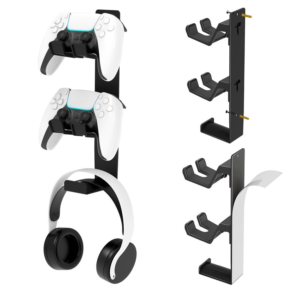 Veggmontert Stativ for Kontrollere / Headset - Svart