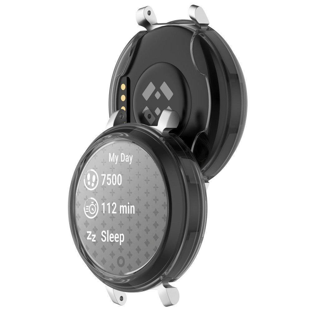 Garmin Lily 2 / Lily 2 Classic Fleksibelt TPU Plast Deksel – Svart