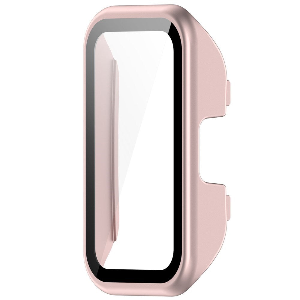Huawei Band 10 / 9 / 8 EIDERWOOD Hard Plast Deksel m. Beskyttelsesglass – Rosa