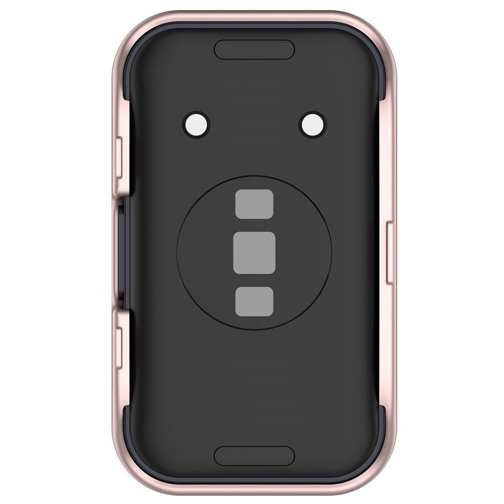 Huawei Band 10 / 9 / 8 EIDERWOOD Hard Plast Deksel m. Beskyttelsesglass – Rosa