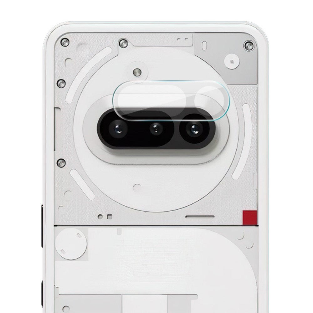 Nothing Phone (3a) Herdet Kameralinsebeskyttelsesglass - 2 stk - Gjennomsiktig