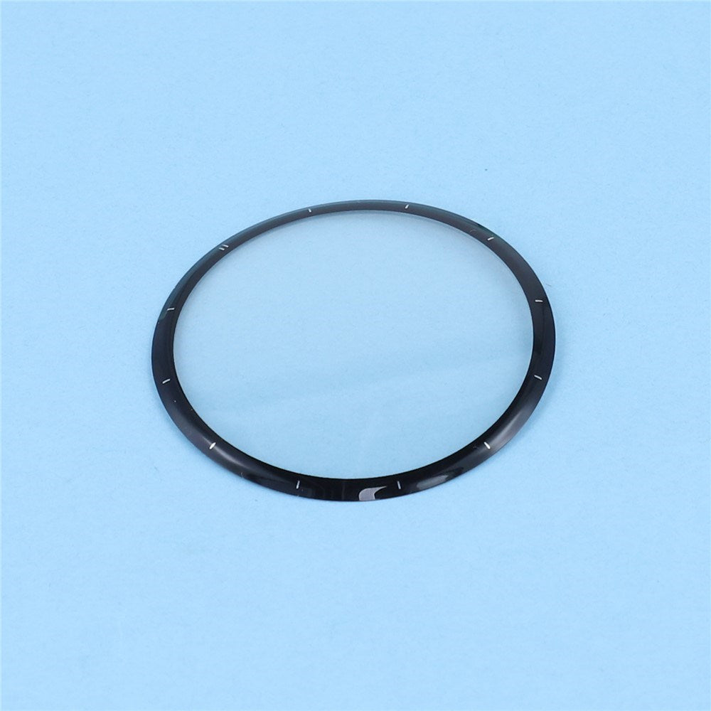 Huawei Watch 5 (46mm) Skjermbeskyttelsesfilm – 2 stk – Gjennomsiktig / Svart Kant