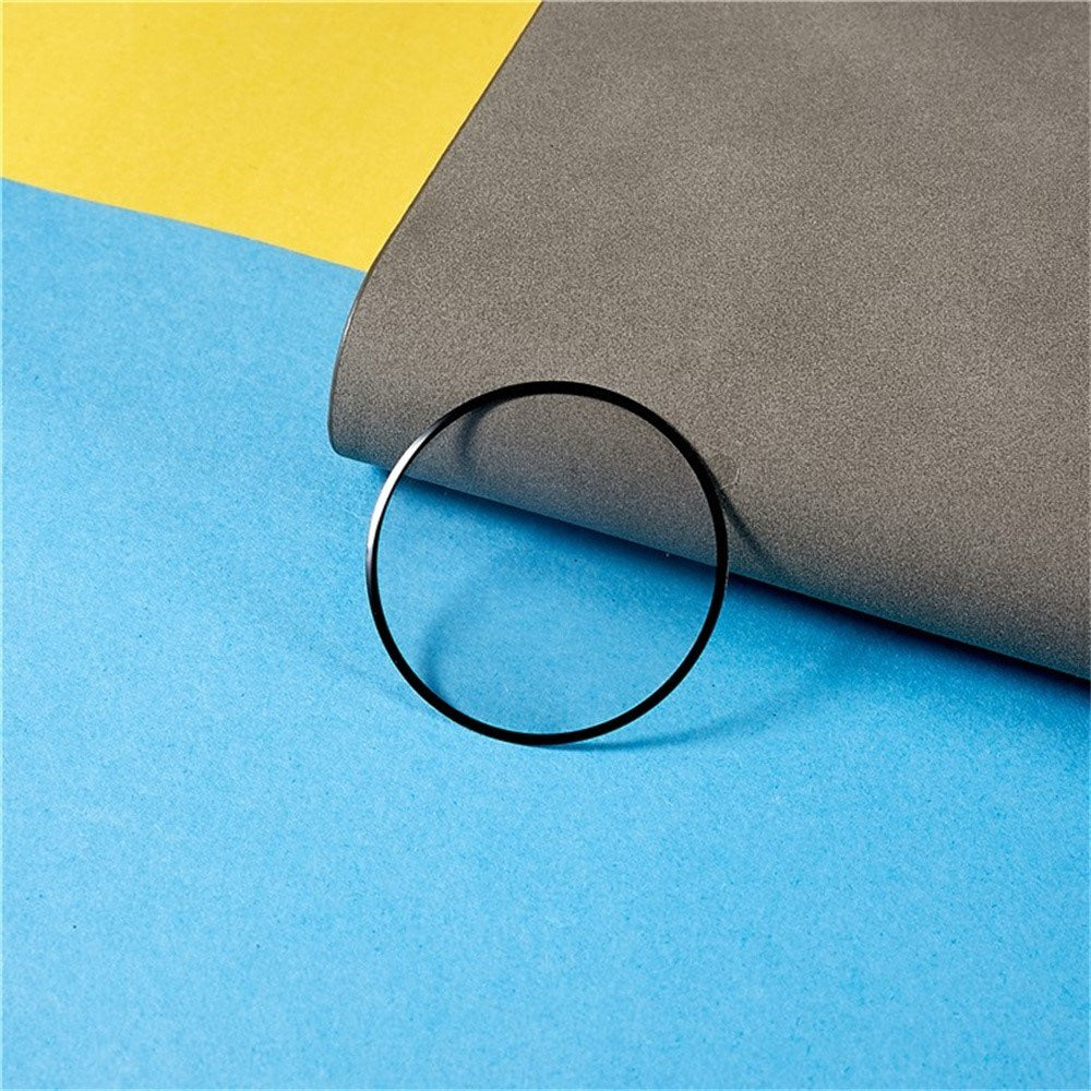 Samsung Galaxy Watch 8 Classic (46mm) Plastskjermbeskytter - Gjennomsiktig / Svart Kant