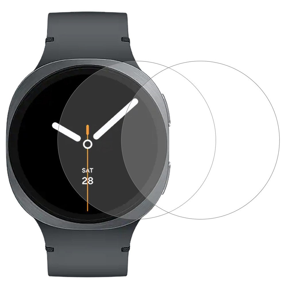 Samsung Galaxy Watch 9 (44mm) Herdet Skjermbeskyttelsesglass - 2 stk - Gjennomsiktig