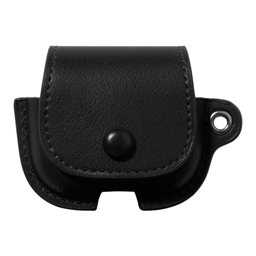 Apple AirPods (3. Gen.) Kunstskinn Deksel m. Knappelukking - Svart